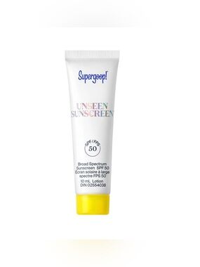 🌸SUPERGOOP! Unseen Broad Spectrum Sunscreen SPF 50 Deluxe Mini 10 mL